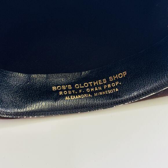 Vintage John B Stetson Co Royal De Luxe Stetson Brown Felt Fedora Hat - Picture 7 of 7